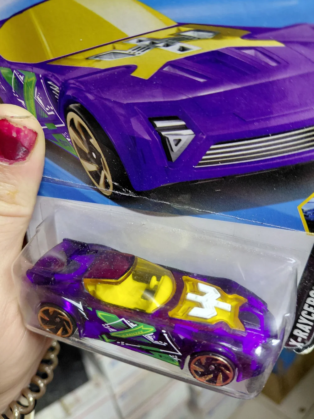 Hot Wheels Nerve Hammer from the 2025 HW X-Raycers series (1/10, number 13/250,